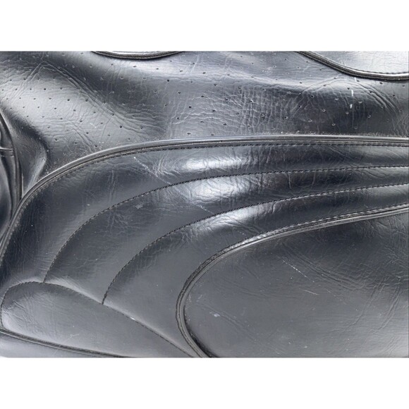 Puma Messenger Bag Black Stripe Vintage Retro Puma Bag - Picture 3 of 11